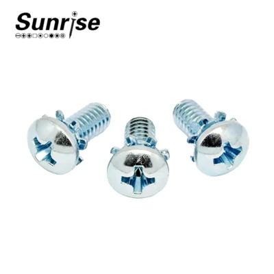 Round Cross Pan Head Non-Slip Med Flower Tand Bricka Sems Kombinationsskruvar