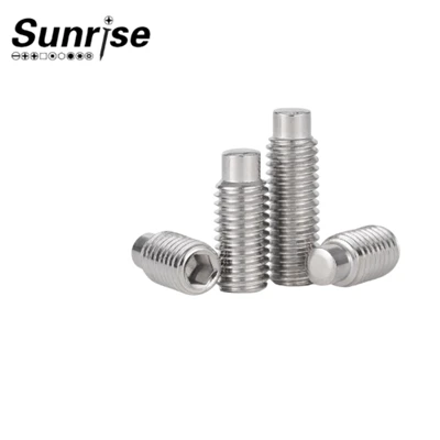 Rostfritt stål hexagon socket plug -platt slut set